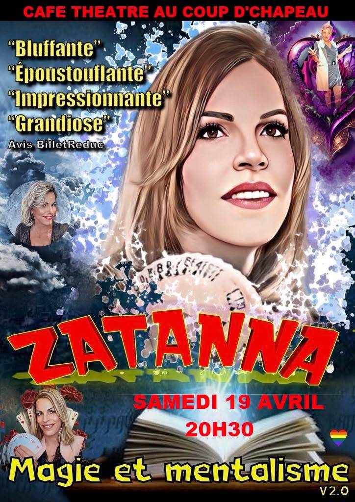 Magie et mentalisme Nice Zatanna